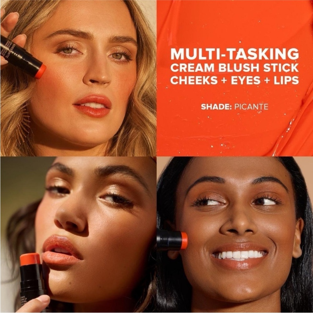 Nudestix Nudies Matte All Over Face Blush Color in Picante